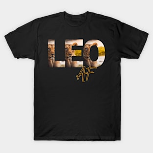 Leo AF Lion Print T-Shirt